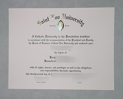 Fake Saint Leo University Diploma