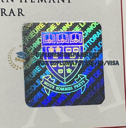 Fake SFU Diploma  Seal