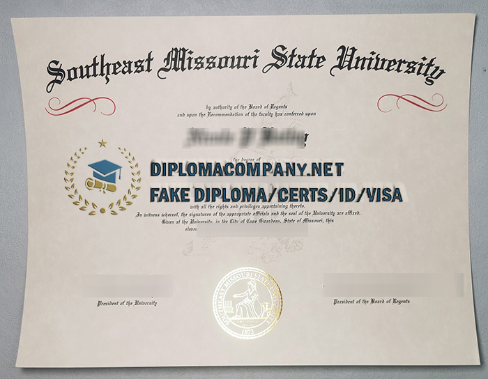 Fake SEMO Diploma