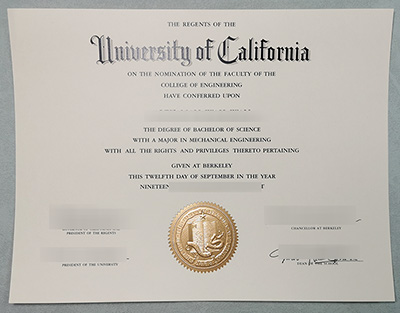 Fake UC Berkeley Diploma