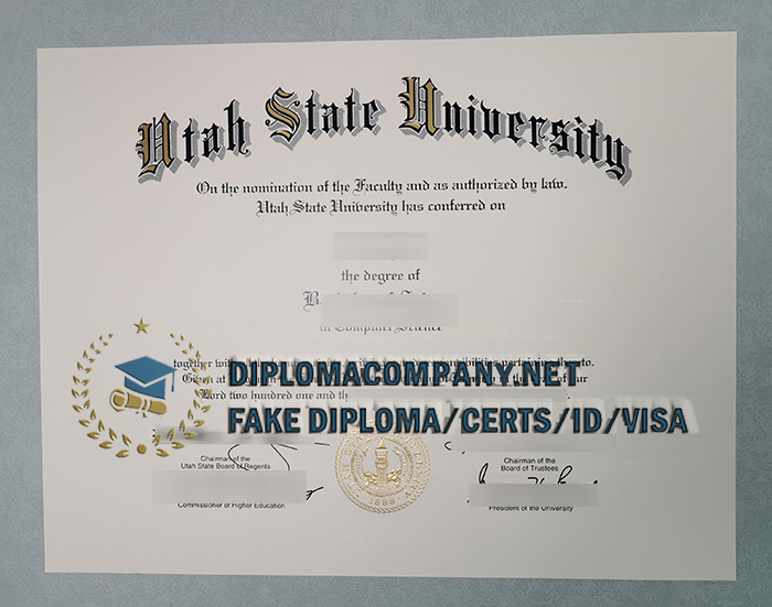 Fake USU Diploma