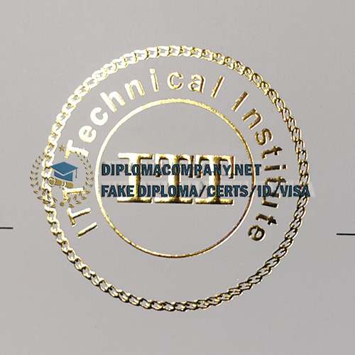 ITT Technical Institute Diploma seal