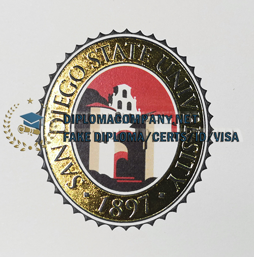 Fake SDSU Diploma Seal