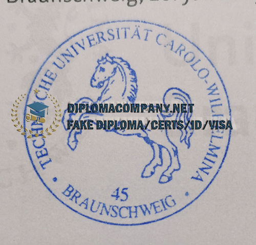 Technische Universität Braunschweig Transcript seal