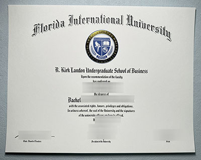 Fake FIU Diploma
