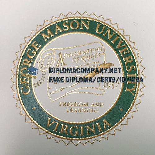 George Mason University diploma seal