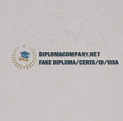 Fake Rhodes University Diploma seal