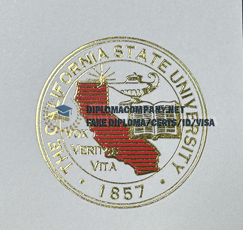 Fake Stanislaus State Diploma Seal