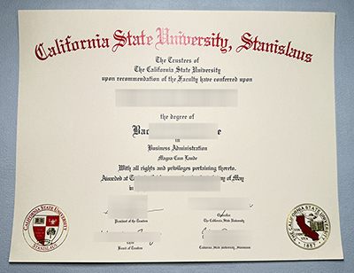 Fake Stanislaus State Diploma