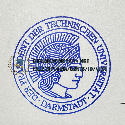 Technische Universitat Darmstadt Urkunde seal